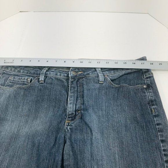 Riders by Lee Women's Size 14 Petite Boot Cut Denim Blue Jean Preowned - Picture 8 of 14